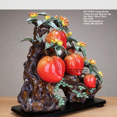 TƯỢNG CÂY ĐÀO TRƯỜNG THỌ - QUÀ TẶNG CAO CẤP, SANG TRỌNG
